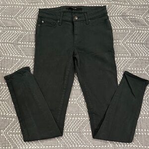 Joe's Jeans Dark Green Skinny Denim
